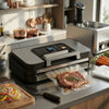 Food vacuum sealer for individuals double sealing