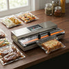 Wide width vacuum sealer