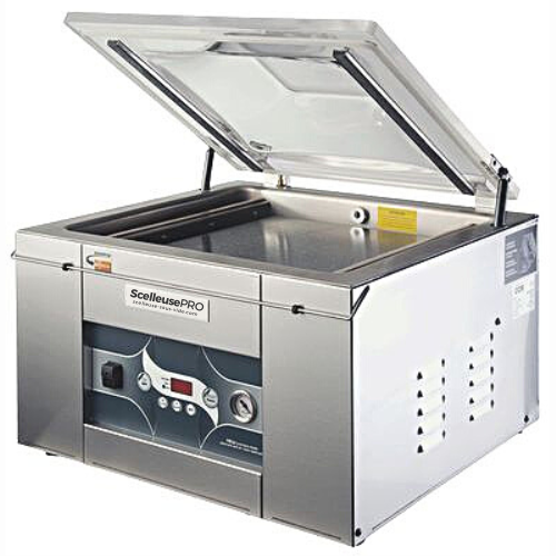 Vacuum machine with bell<br> double bar <strong>(2 x 450mm)</strong>