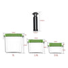 Vacuum Food Container with Pump - (SET OF 3)