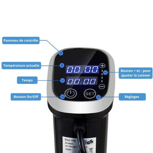 Immersion heater for<br> sous vide cooking