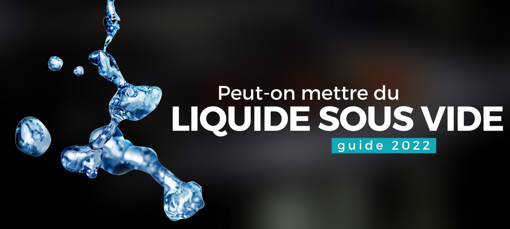 Peut-on mettre du liquide sous vide