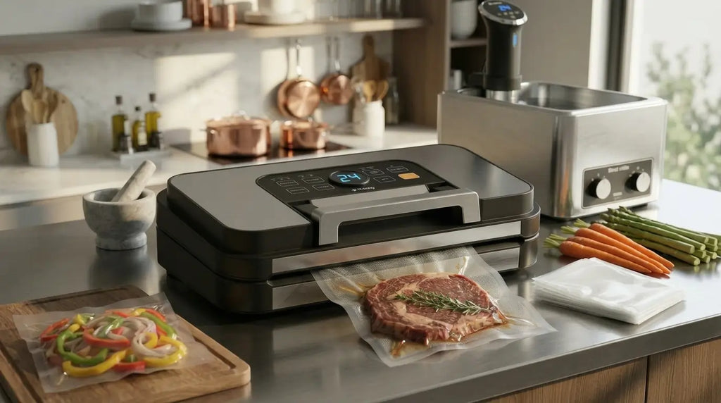 Food vacuum sealer for individuals