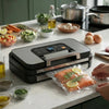 Food vacuum sealer for individuals double sealing