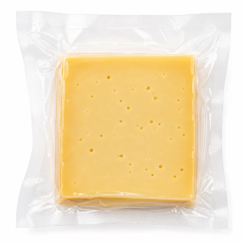 Fromage emballé sous vacuum en butchery