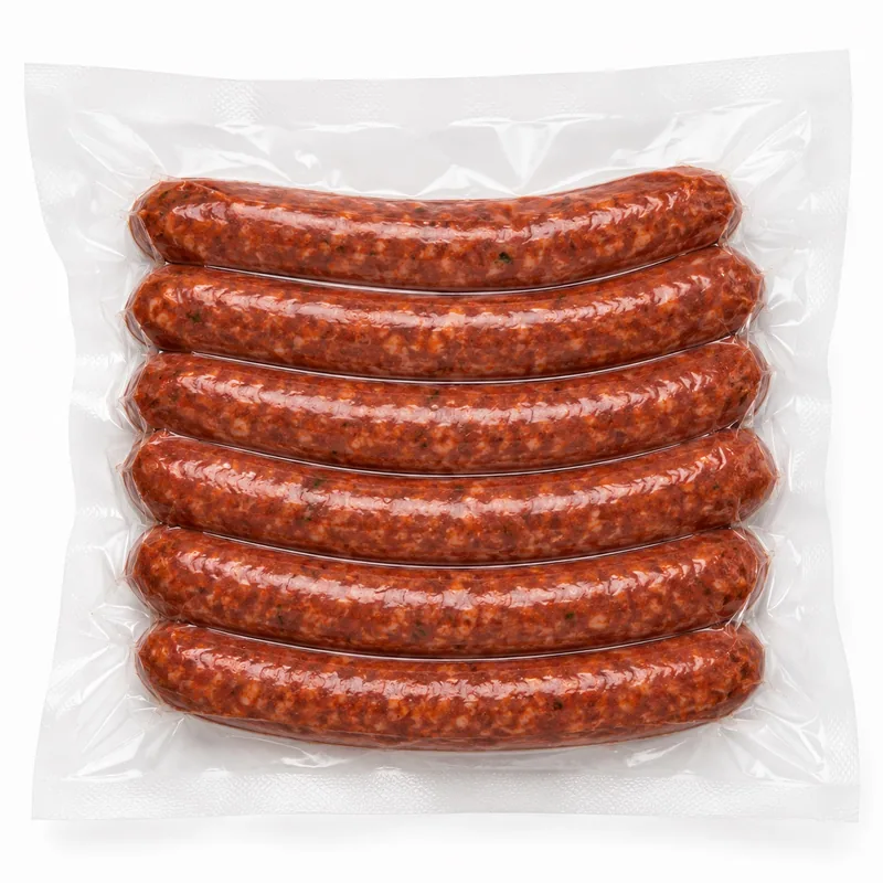 Merguez conditionnées sous vacuum