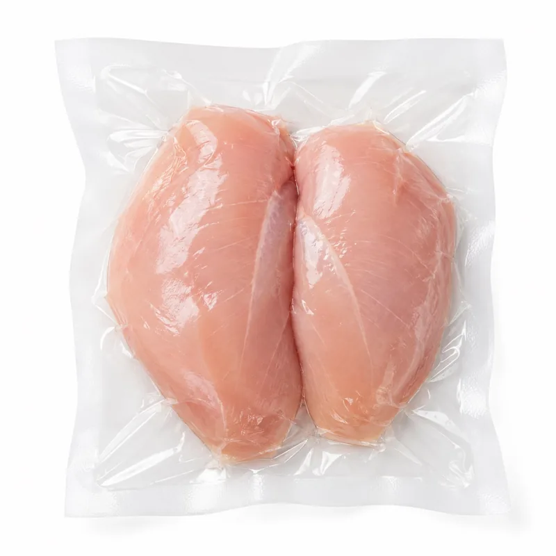 Filets of volaille emballés sous vacuum